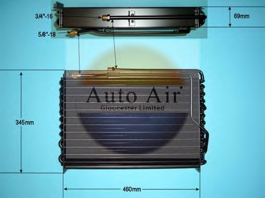 Конденсатор, кондиционер INTERMOTOR 53868