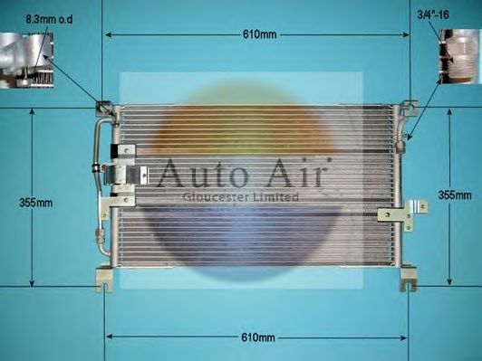 Конденсатор, кондиционер INTERMOTOR 53707