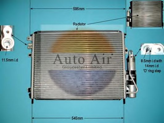 Конденсатор, кондиционер AUTO AIR GLOUCESTER 16-1314