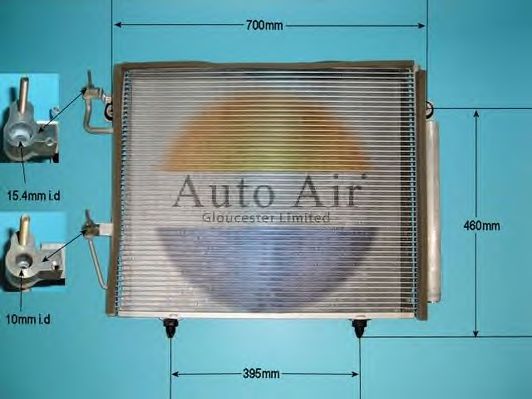 Конденсатор, кондиционер AUTO AIR GLOUCESTER 16-2091