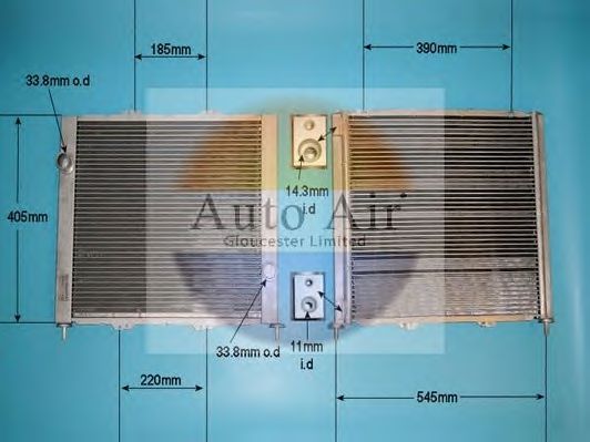 Конденсатор, кондиционер AUTO AIR GLOUCESTER 16-1106