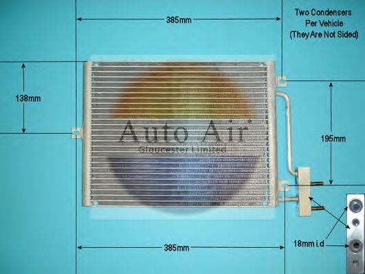 Конденсатор, кондиционер AUTO AIR GLOUCESTER 16-1260A