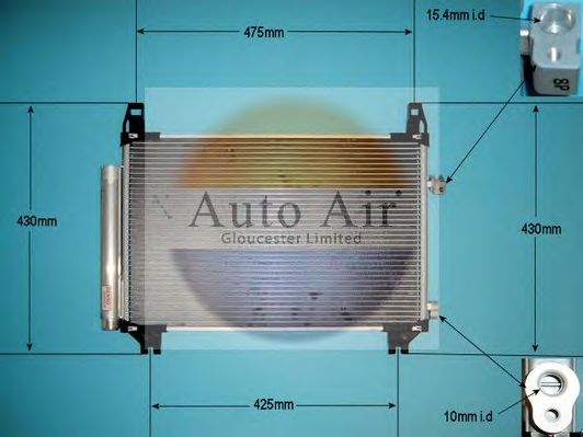 Конденсатор, кондиционер AUTO AIR GLOUCESTER 16-1991