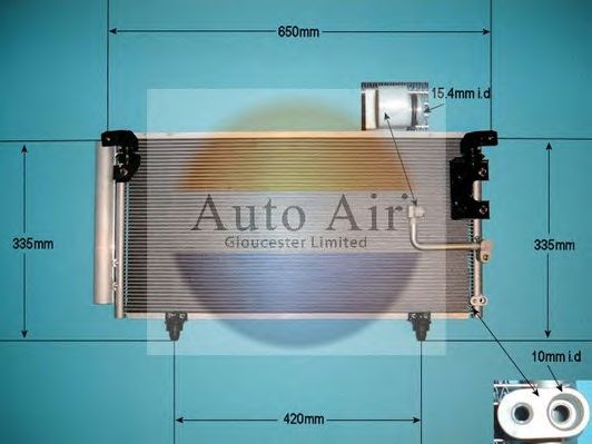 Конденсатор, кондиционер AUTO AIR GLOUCESTER 16-8924