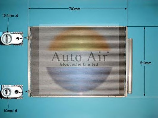 Конденсатор, кондиционер AUTO AIR GLOUCESTER 16-9954