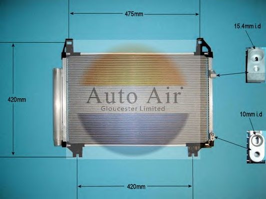 Конденсатор, кондиционер AUTO AIR GLOUCESTER 16-9957