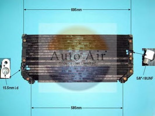 Конденсатор, кондиционер INTERMOTOR 43077