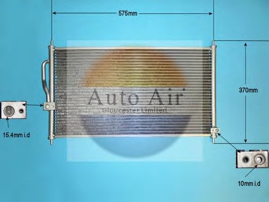 Конденсатор, кондиционер AUTO AIR GLOUCESTER 16-1142