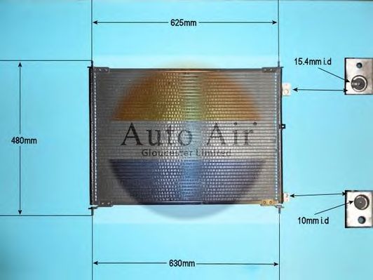 Конденсатор, кондиционер AUTO AIR GLOUCESTER 161144