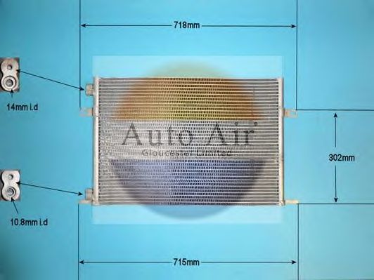 Конденсатор, кондиционер AUTO AIR GLOUCESTER 16-1263