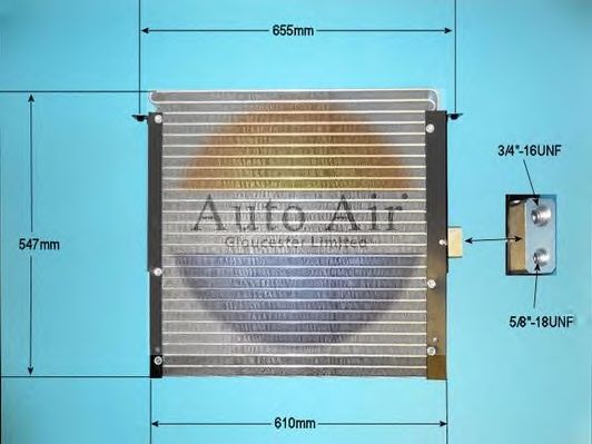 Конденсатор, кондиционер AUTO AIR GLOUCESTER 16-1286