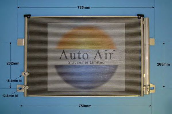 Конденсатор, кондиционер AUTO AIR GLOUCESTER 16-9955