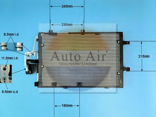 Конденсатор, кондиционер INTERMOTOR 53444