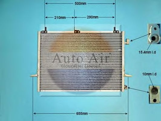 Конденсатор, кондиционер AUTO AIR GLOUCESTER 16-6509