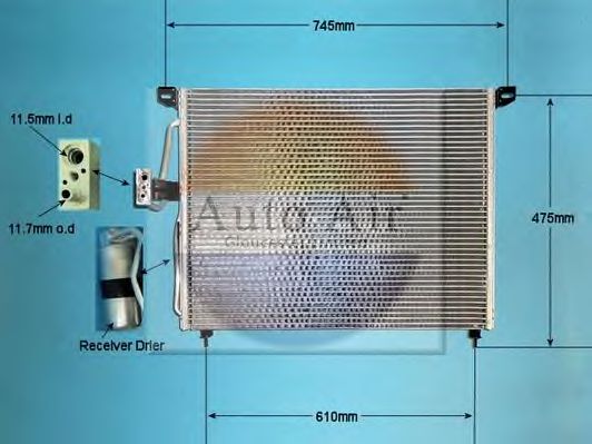 Конденсатор, кондиционер INTERMOTOR 53726