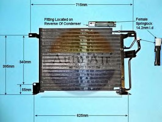Конденсатор, кондиционер AUTO AIR GLOUCESTER 16-7363
