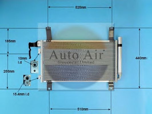 Конденсатор, кондиционер AUTO AIR GLOUCESTER 16-9911