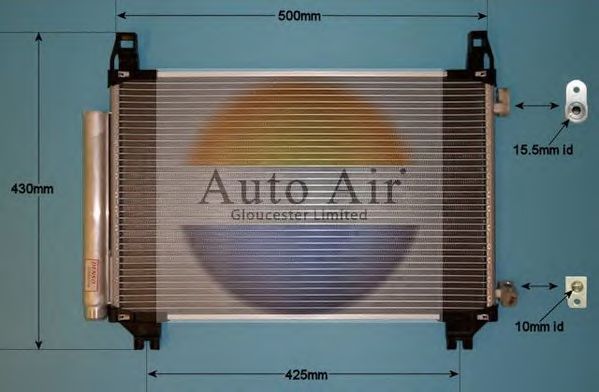 Конденсатор, кондиционер AUTO AIR GLOUCESTER 16-1990