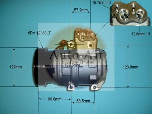 Компрессор, кондиционер AUTO AIR GLOUCESTER 14-9726