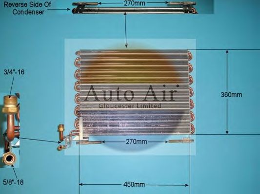 Конденсатор, кондиционер STANDARD 53860