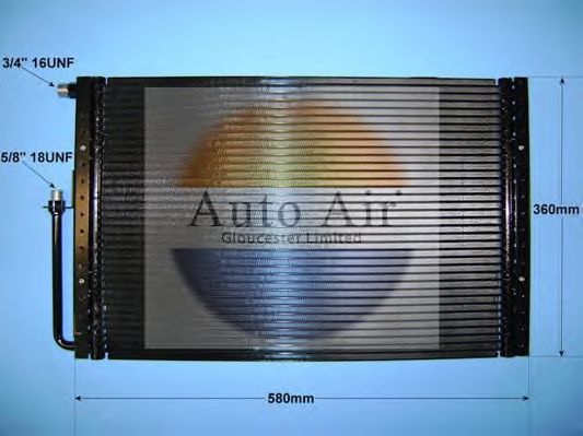 Конденсатор, кондиционер AUTO AIR GLOUCESTER 16-23X14M