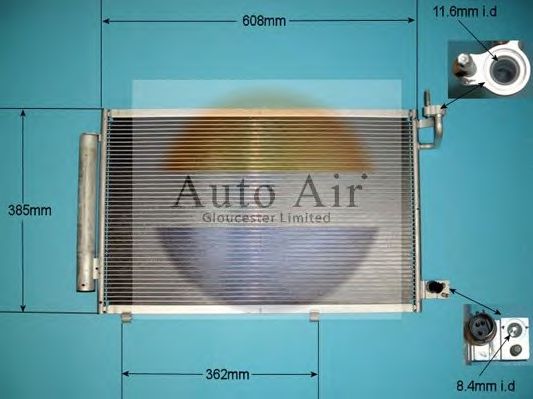 Конденсатор, кондиционер AUTO AIR GLOUCESTER 16-6507A