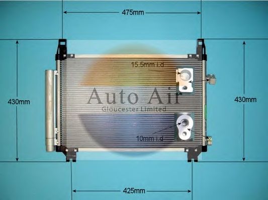 Конденсатор, кондиционер AUTO AIR GLOUCESTER 16-9939