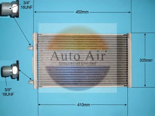Конденсатор, кондиционер AUTO AIR GLOUCESTER SSP022297