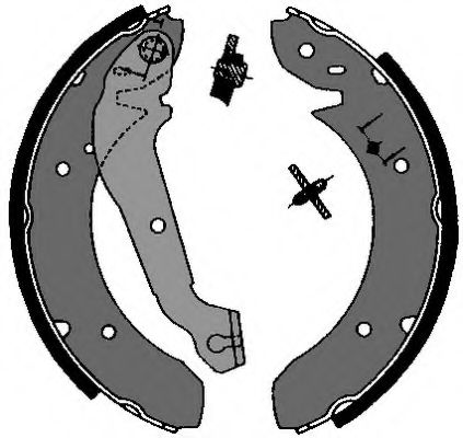 Комплект тормозных колодок VEMA 84135