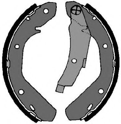 Комплект тормозных колодок VEMA 84400