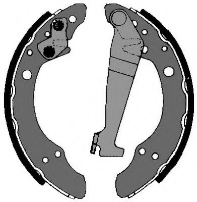 Комплект тормозных колодок VEMA 84410