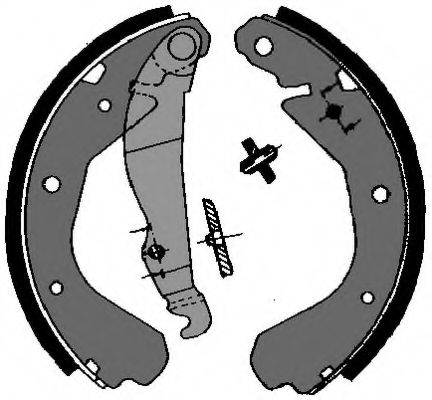 Комплект тормозных колодок VEMA 84466