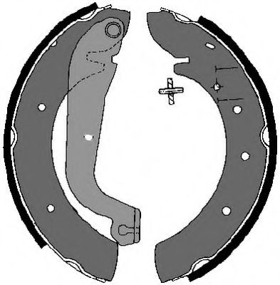 Комплект тормозных колодок VEMA 84502