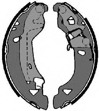 Комплект тормозных колодок VEMA 84708