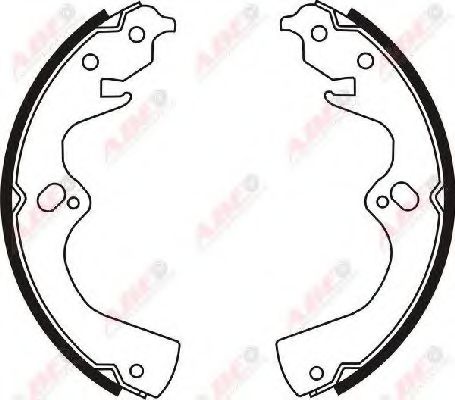 Комплект тормозных колодок ABE C00309ABE