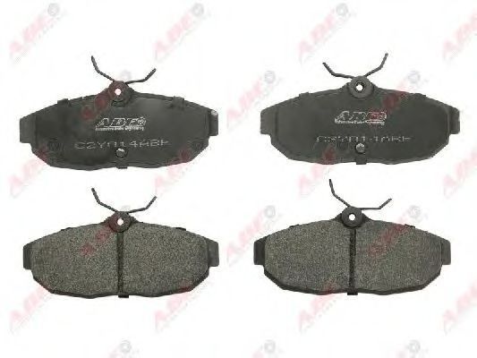 Комплект тормозных колодок, дисковый тормоз BENDIX D1082