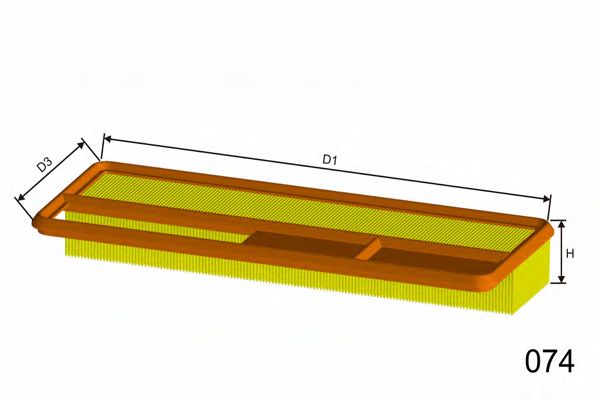 Воздушный фильтр MISFAT P191