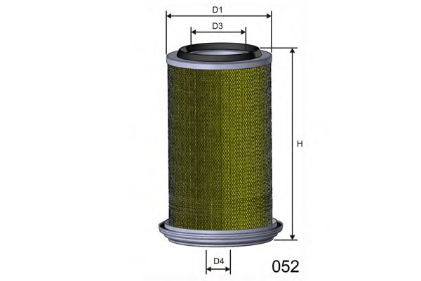 Воздушный фильтр MISFAT R857