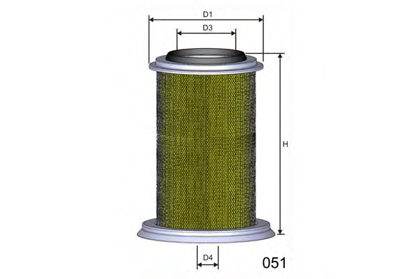 Воздушный фильтр MISFAT RM938