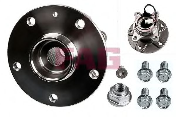 Комплект подшипника ступицы колеса FAG 713 6235 50