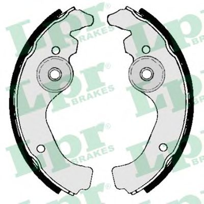 Комплект тормозных колодок LPR 00660