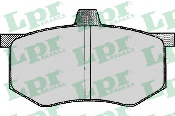 Комплект тормозных колодок, дисковый тормоз FREN-J 3059