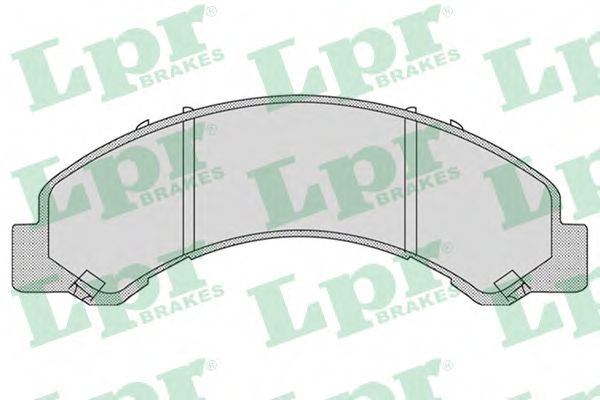 Комплект тормозных колодок, дисковый тормоз LPR 05P1063