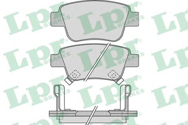 Комплект тормозных колодок, дисковый тормоз LPR 05P1113