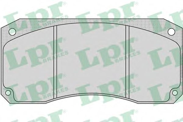 Комплект тормозных колодок, дисковый тормоз LPR 05P1153