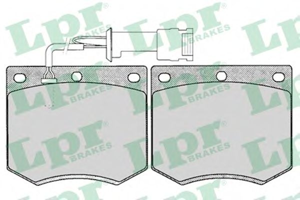 Комплект тормозных колодок, дисковый тормоз LPR 05P125