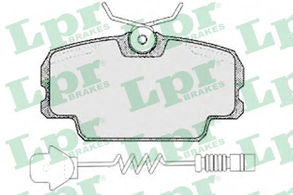 Комплект тормозных колодок, дисковый тормоз LPR 05P1305