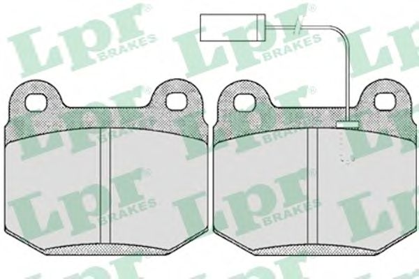 Комплект тормозных колодок, дисковый тормоз LPR 05P434
