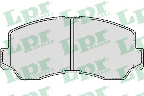 Комплект тормозных колодок, дисковый тормоз LPR 05P532