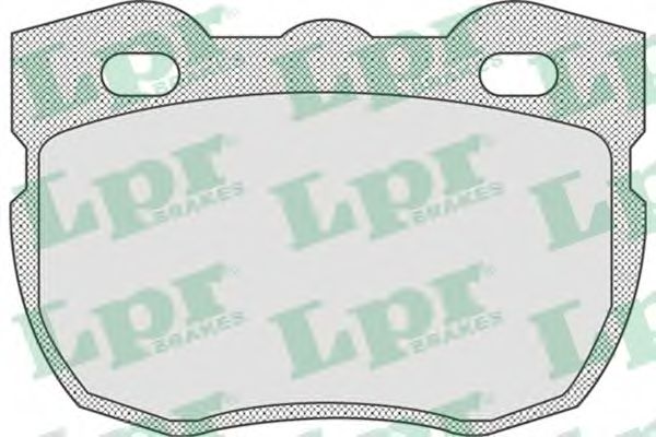 Комплект тормозных колодок, дисковый тормоз LPR 05P742